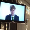 MS patient Clark French at C4's 4thought studio.