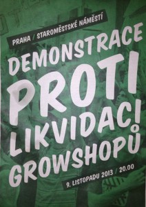 Demonstrace proti likvidac growshops |  demonstration against the destruction of growshops: Cannafest 2013