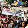 Cannabis legalisation rally in South America